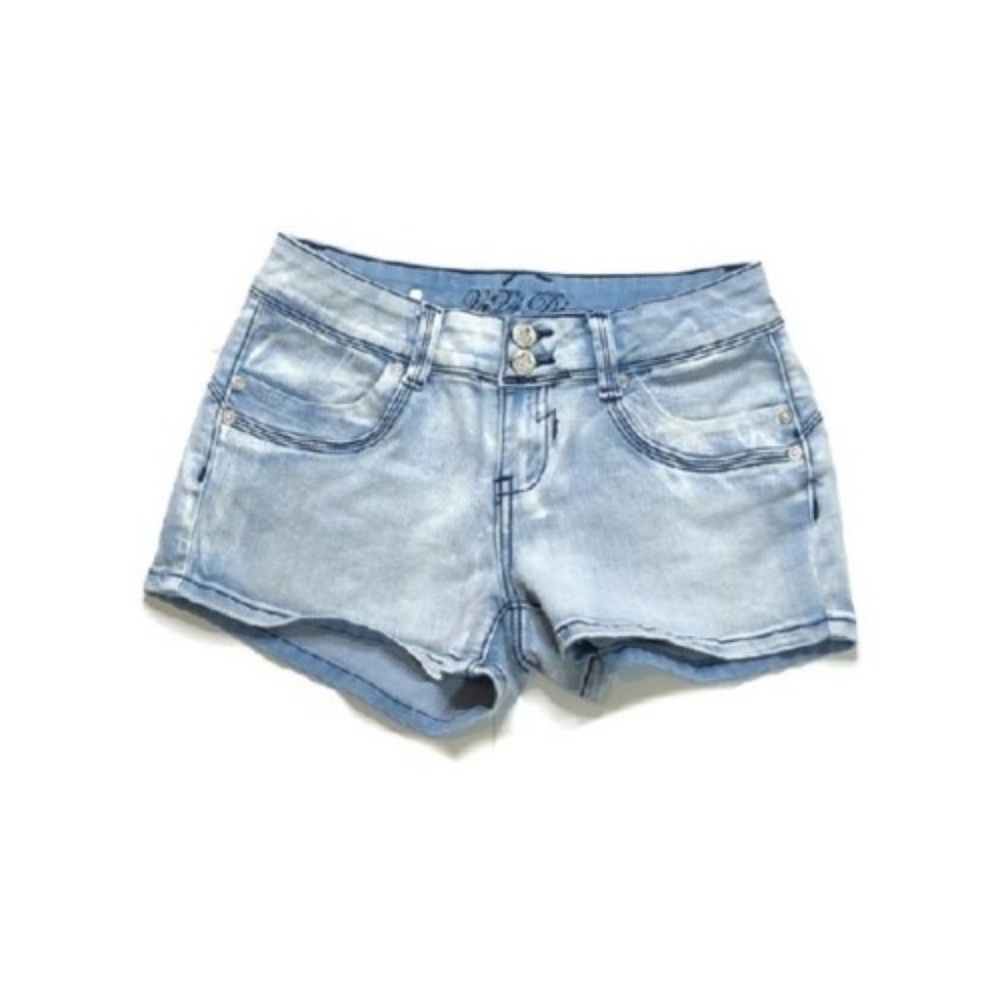 Vivi Diva Blue Denim Jean Shorts Size 3